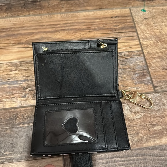 Betsey Johnson Cream Skull Embossed Handbag purse with wallet twilly - Picture 15 of 15